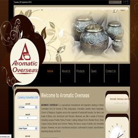 Websites: Aromatic Overseas
